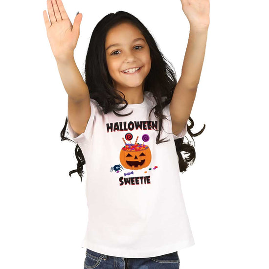 Halloween Sweetie Mom Daughter Tees For daughter
