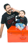 Obey Mom! Matching Dad and Baby Tee and Bodysuit