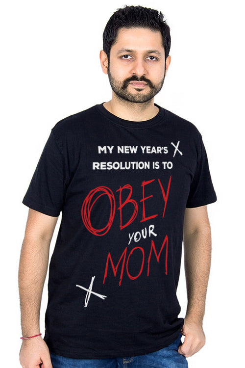 Obey Mom! Matching Dad and Baby Tee and Bodysuit