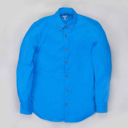 Father Son Button down Collar full sleeve blue shirt