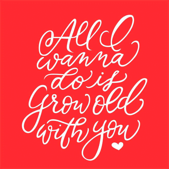 All I Wanna Do Is Grow Old With You Couple Tees
