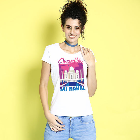 Incredible Taj Mahal, Matching Travel Tees For Women