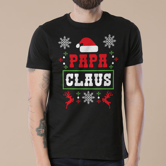 Family Claus Dad And Son Tees