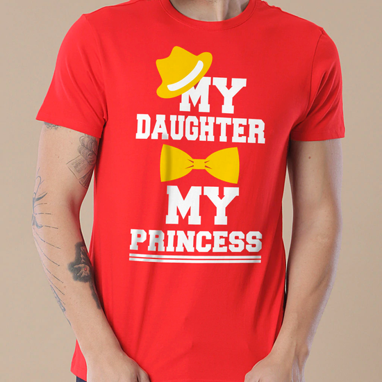 My princess / My Hero, Matching Dad And Daughter Matching Tees