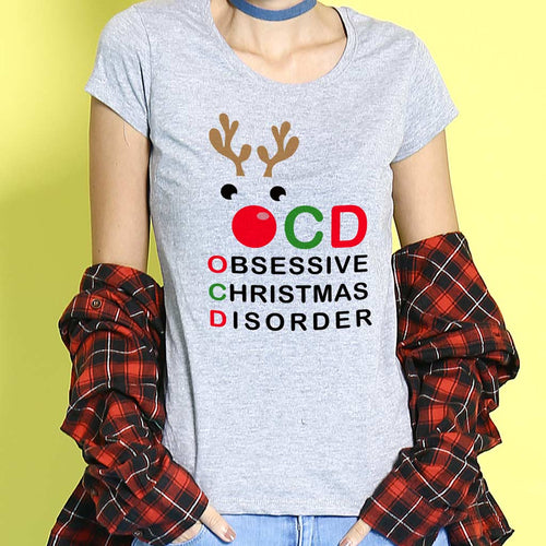 Obsessive Christmas Mom And Son Tees