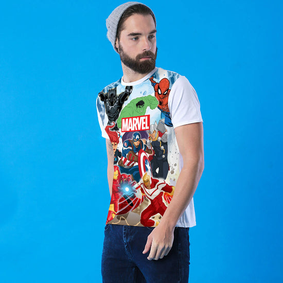 Superhero Gang, Marvel Tees For Men
