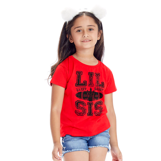 Lil Cute/Big Sweet Bro & Sis Tees For Sister