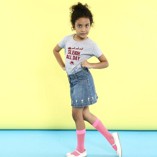 Sleigh All Day Tees For Girl
