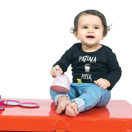 Patiala peg patiala milk Bodysuit and Tees