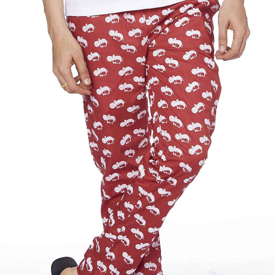 Father Son Hippo Print Pyjamas Only