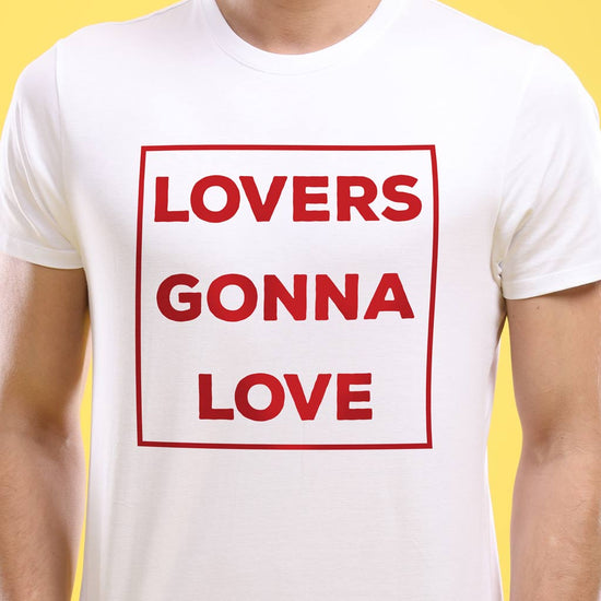 Just Want To Love, (White) Matching Couples Tees