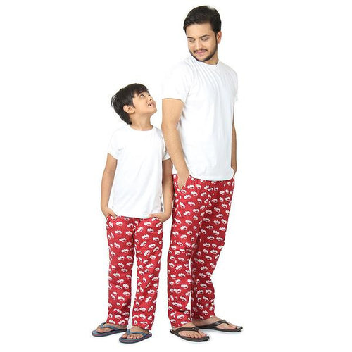 Father Son Hippo Print Pyjamas Only