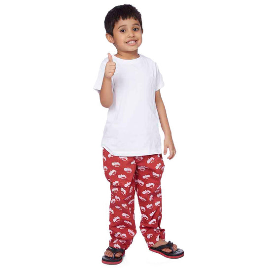 Hippo Family Red Pyjamas