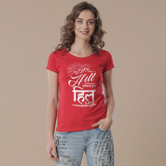 Hill Dekh Kar, Matching Travel Tees For Women