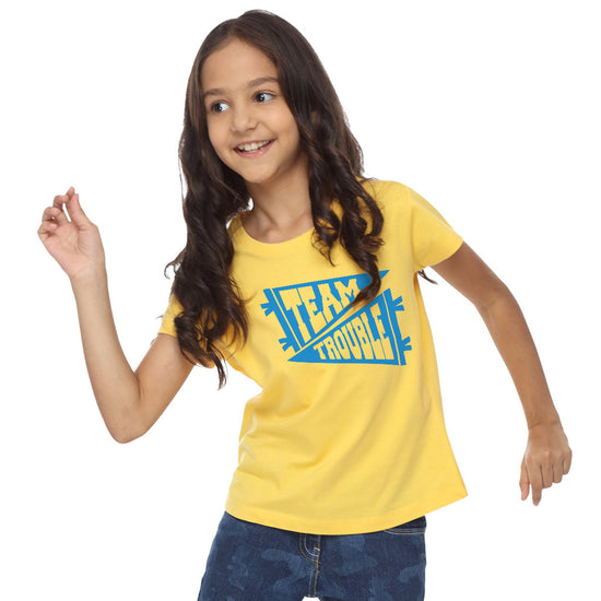 Team Trouble, Matching Tees For Siblings For Girl