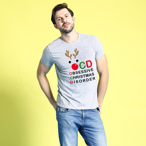 Obsessive Christmas Single Tee For Men