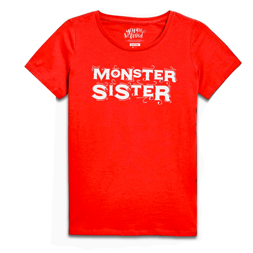 Monsters, Matching Bodysuit And Tee For Brother And Sister