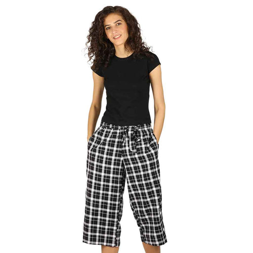 Black culottes with Tee for mom & daughter