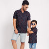 Flower Craze, Matching Shirts For Dad And Son
