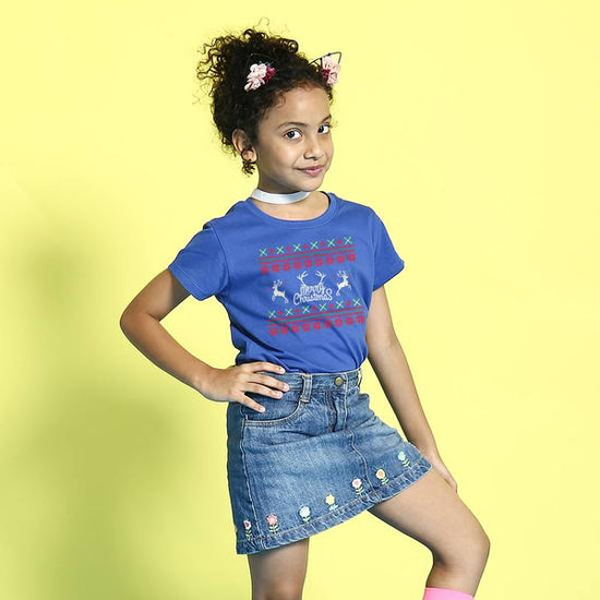 Joyful christmas ,family tees for daughter