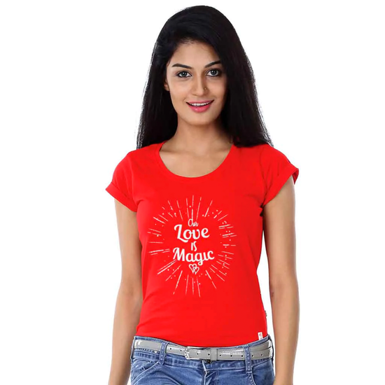 Our Love Is Magic Couple Tees for women