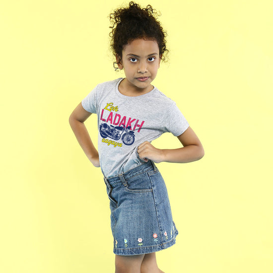 Let's Ladakh, Matching Travel Tees For Girl