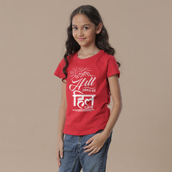 Hill Dekh Kar, Matching Travel Tees For Girl