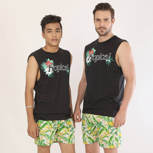 Floral Obssesion, Matching Boxers For Dad And Son