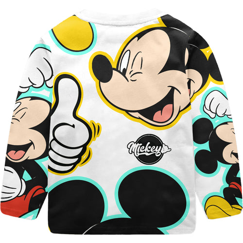 Mickey Full Sleeve Boys Tshirt