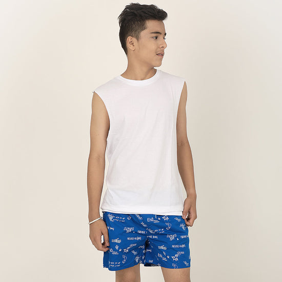 Text Me (Blue), Matching Boxers For Son