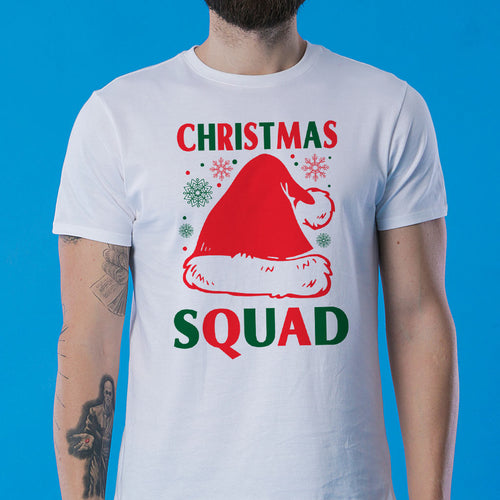 Christmas Squad, Dad, Son And Daughter Tees