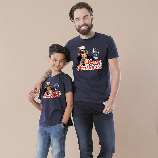 It's Okay to Say Merry Christmas Tees