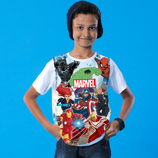 Superhero Gang, Marvel Tees For Boys