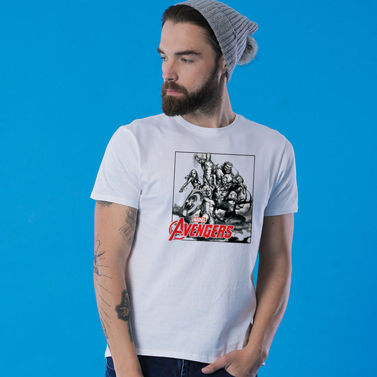 Avenger's Earth Hero, Marvel Tees for Men