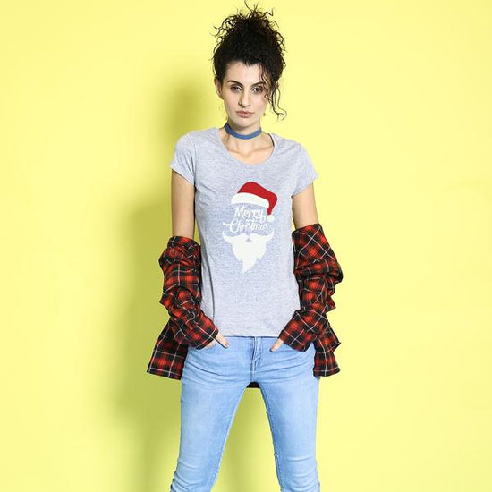 Merry Christmas From Santa Couple Tees For Women