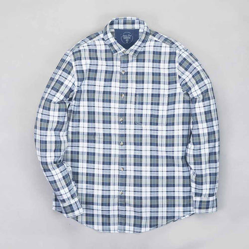 Father/Son Olive Green checks full sleeve shirt