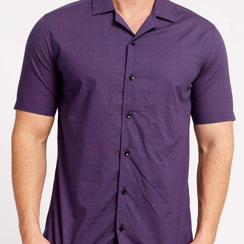 Summer Boho Purple , Matching Shirts For Dad And Son