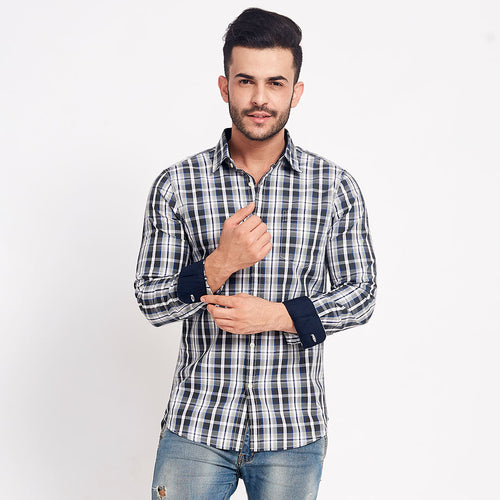 Black And Chequered, Matching Shirts For Men