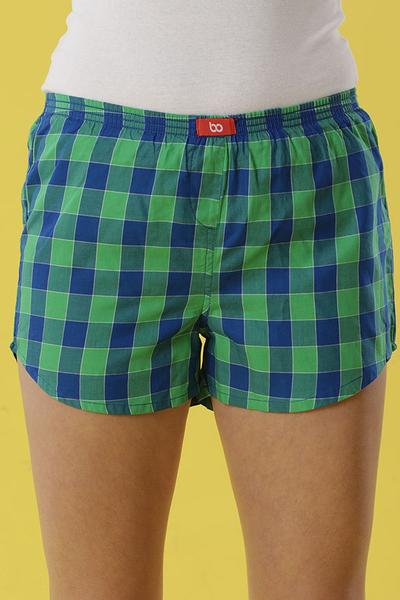 Green With Envy, Cotton Boxer For Women