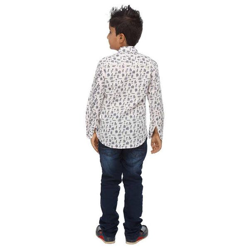 Beach Abstract Pattern Dad and Son Shirts For Boy