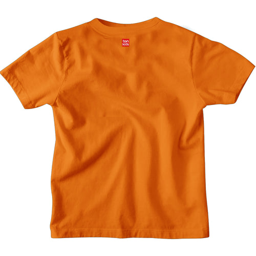 Dino Orange Boys Tshirt