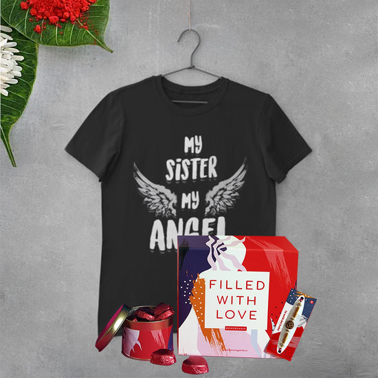 My sister my angel Gift Hamper For Brother
