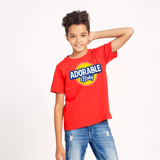 Adorable Babies, Matching Family Tees For Big Son