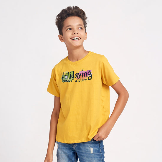 Holidaying Matching Family Tees for Son