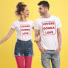 Just Want To Love, (White) Matching Couples Tees