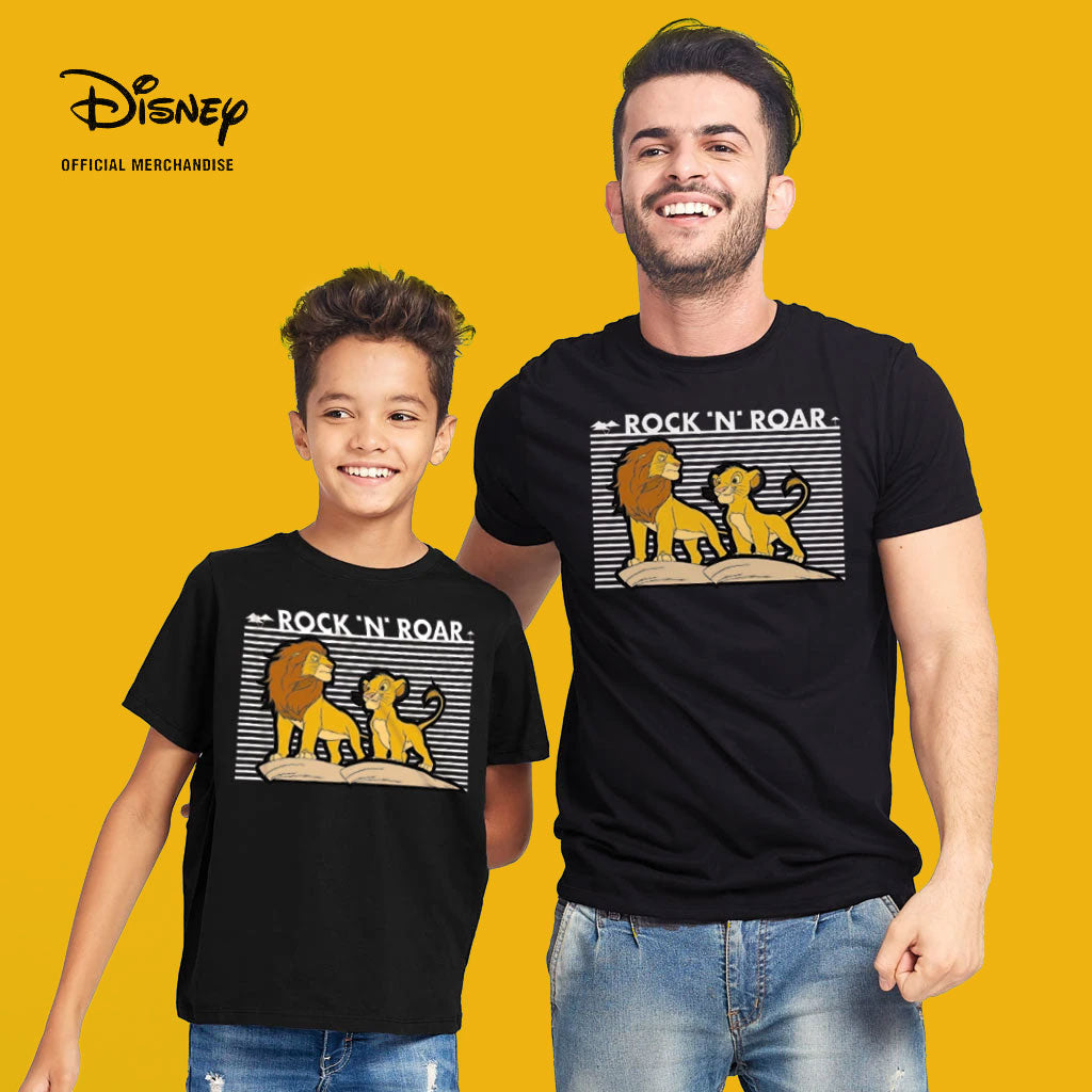 Super Dad/Son , Matching Marvel Black Tees For Dad And Son - Bonorganik