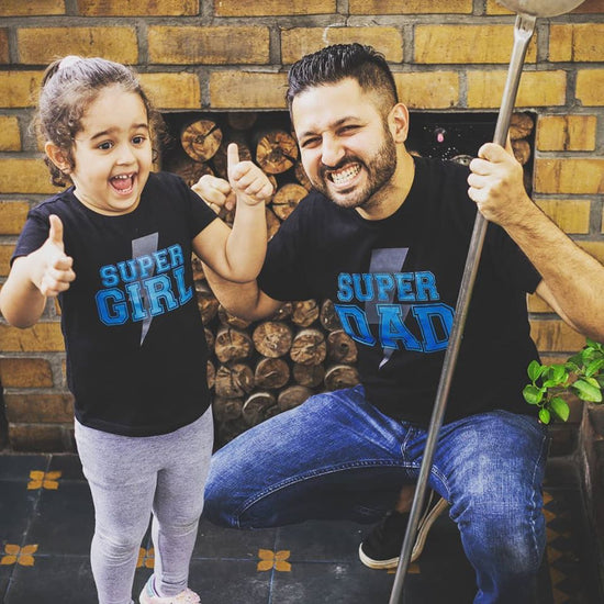 Super Girl/Super Dad Tees