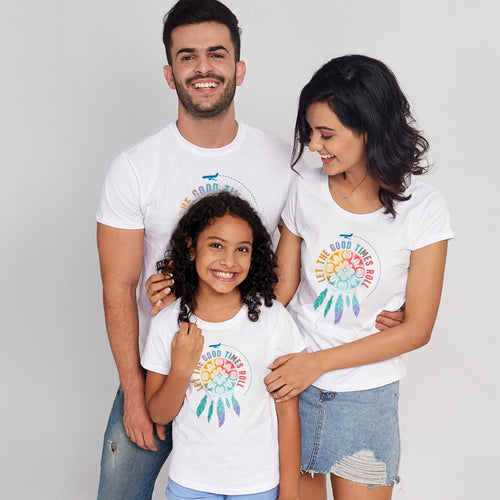 Let The Good Times Roll Matching Tees For Family