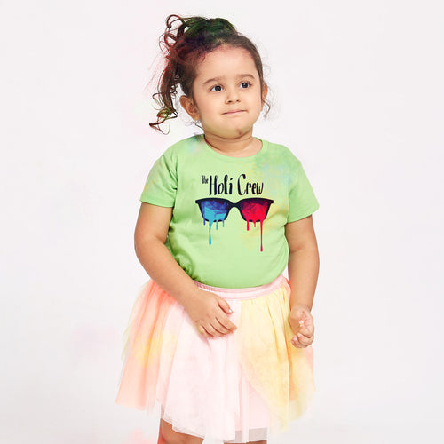 The Holi Crew Family Tees for daughter