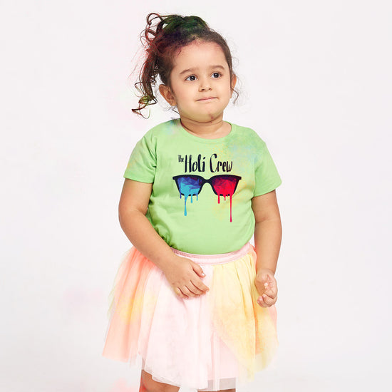 The Holi Crew Family Tees for daughter